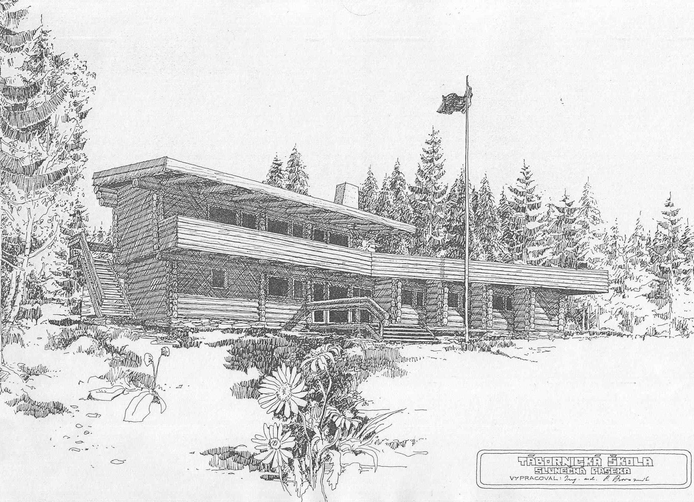 1973 tábornická škola pod Křemešníkem