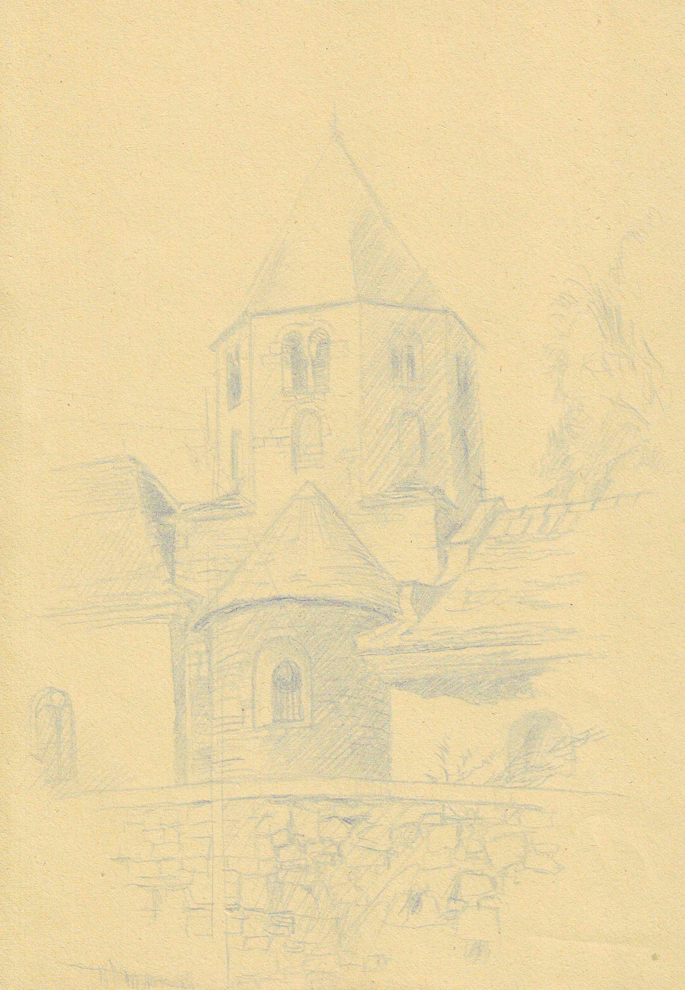 Románský kostel v Řeznovicích